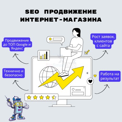 SEO продвижение интернет-магазина - купить в Афоньевке
